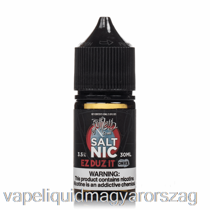 Ez Duz It On Ice - Ruthless Salt - 30ml 20mg Vape Liquid